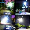 New LED Strong Light Street Light Three Row COB Solar Lights Balcony Induction Light Garage Remote Control Light Outdoor Courtyard Garden Lighting