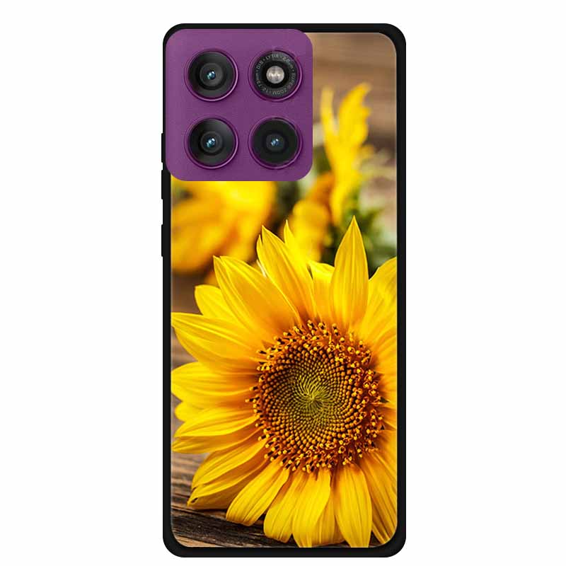 6.7" For Motorola Edge 60 Pro 5G Case Coque Shockproof Black Silicone TPU Soft Back Cover For Motorola Edge 60Pro Phone Case Bag