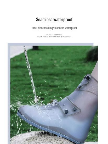 Men's & Women's Non-Slip Waterproof High-Top Overshoes for Rainy Days and Mountaineering