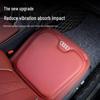 Original Nappa Leather Car Seat Cushion: Breathable, Universal, Ventilated, Single Driver's Seat for All Seasons.