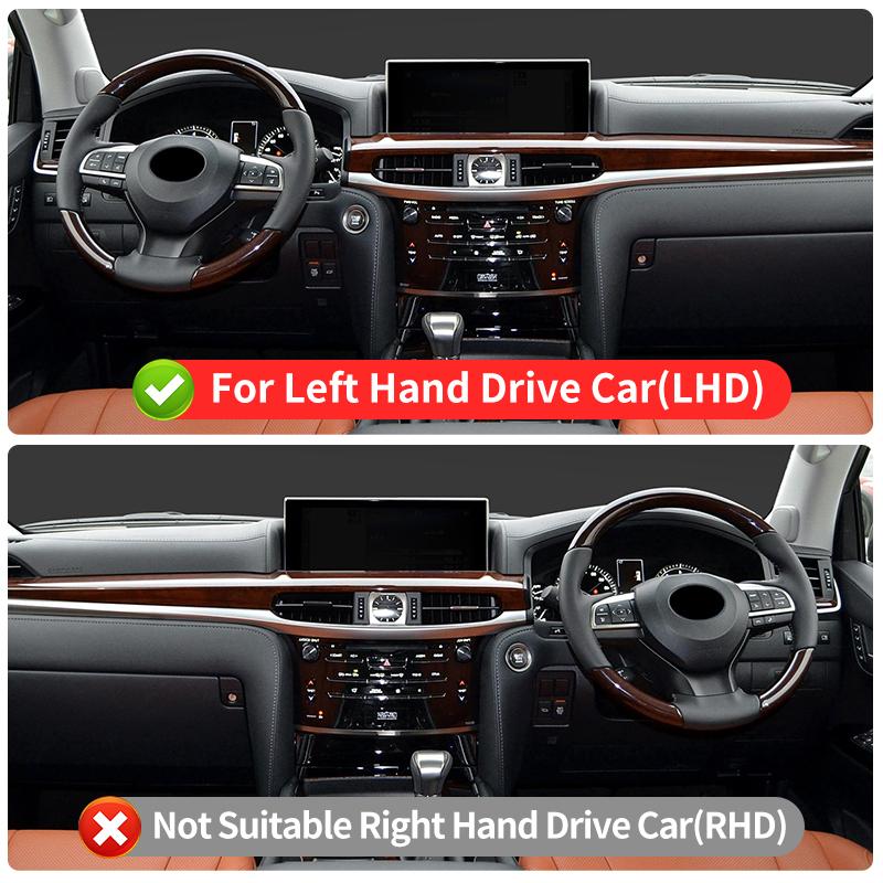Για 2008- Lexus LX570 LX450d Κάλυμμα Σιλικόνης Κεντρικής Κονσόλας Αντιολισθητικό Αδιάβροχο Αξεσουάρ Προστασίας Εσωτερικού