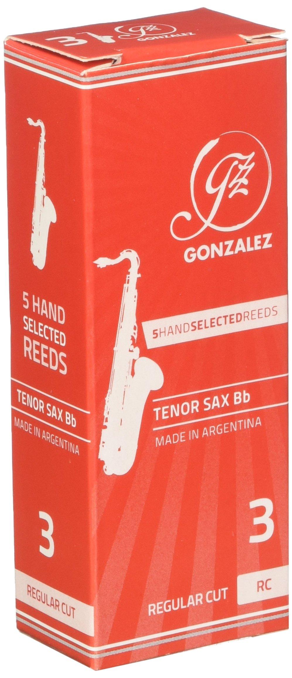 

GONZALEZ RC Tenor Saxophone Reeds [3] (Pack of 5)