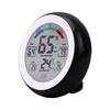LED Electronic Digital Temperature Humidity Thermometer Meter Plastic Bathroom Hygrometer Weather Station Alarm Clock Gauge
