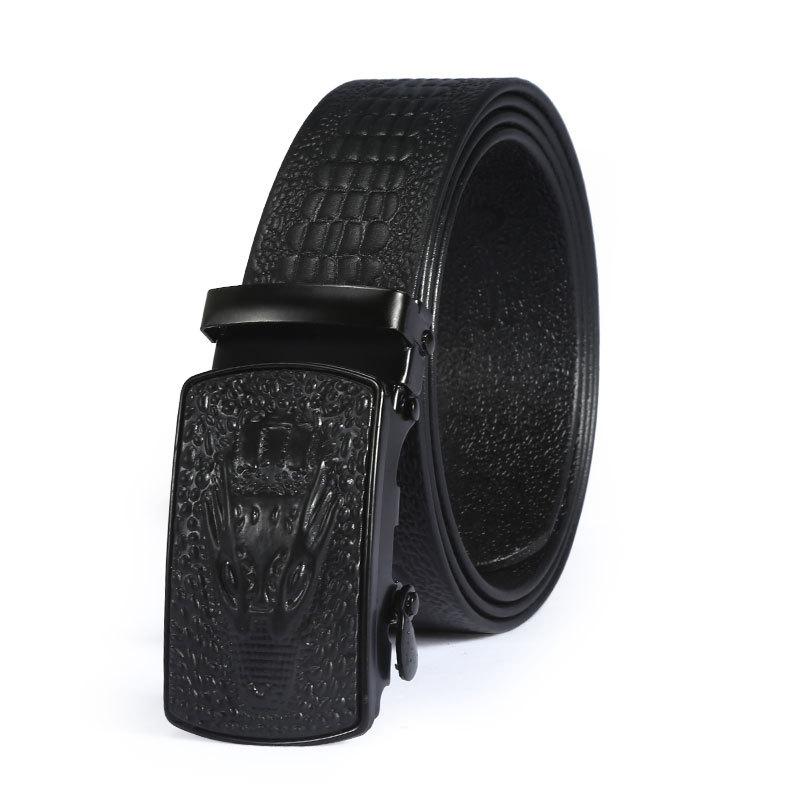 The Same Crocodile Button Head Men S Belt Stall Supplies Crocodile Pattern Business Belt 110cm