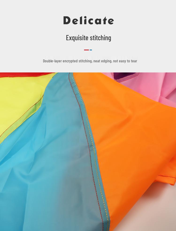 Rainbow Kindergarten Umbrella: Sensory Play Toy for Outdoor Parent-Child Activities