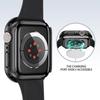 Case for Apple Watch 9 8 7 45mm 44mm 41mm 40mm PC Screen Protector Cover IWatch Series 4/5/6/SE/7/8 SmartWatch Accessories Glass