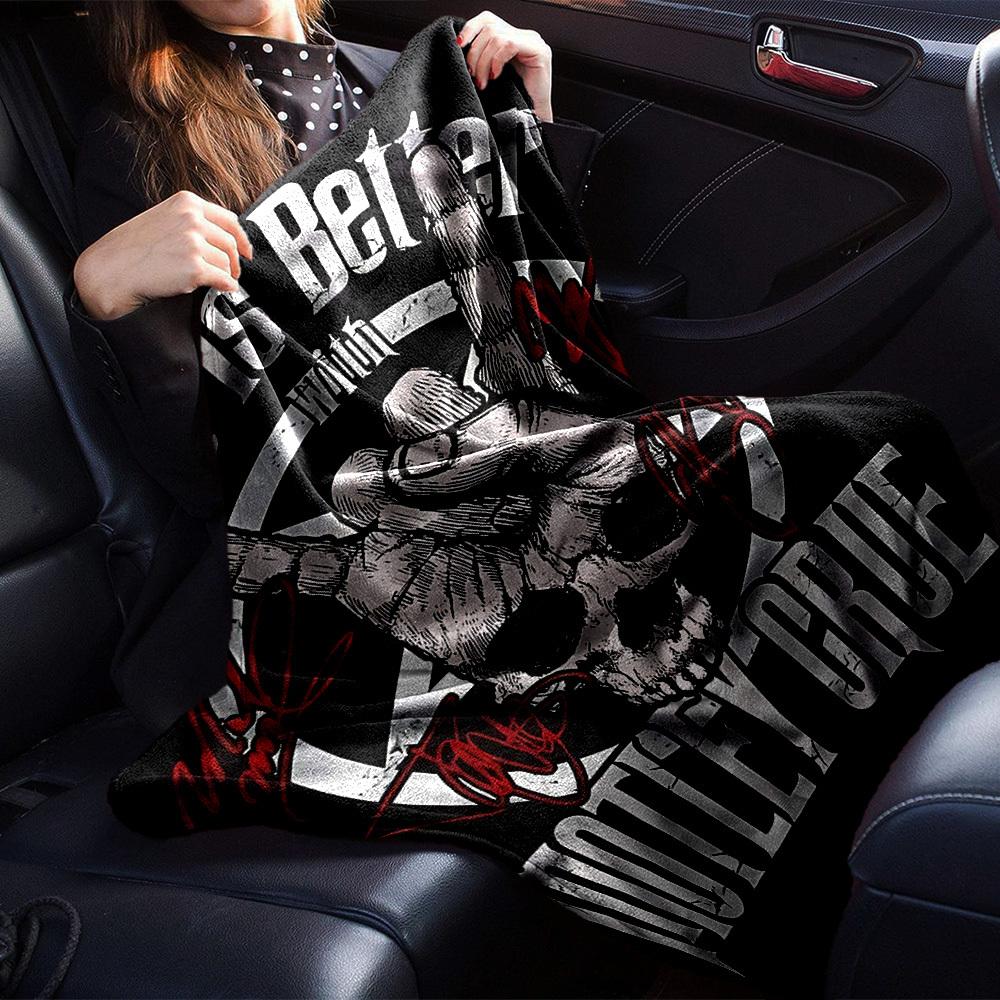 1pc dragon guitarThemed Blanket Soft Flannel All Season Cozy Throw with Bold Graphic Print, Travel, or Holiday Gift for Family & Friends