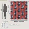 1pc Marvel Captain America Shower Curtain, Waterproof, Polyester, Machine Washable, with Hooks, Bathtub Partition, for Bathroo