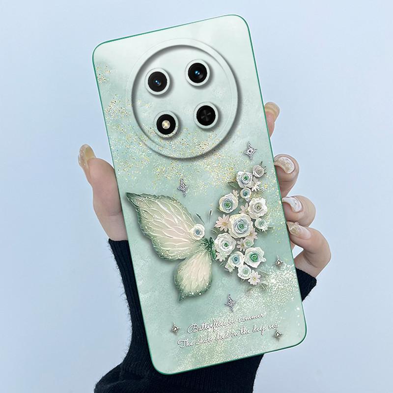 Case For Honor X9c 5G Honor Magic 7 Lite 5G Cute Panda Sweet Girls Cats Protective Liquid Silicone Soft TPU Back Cover Casing