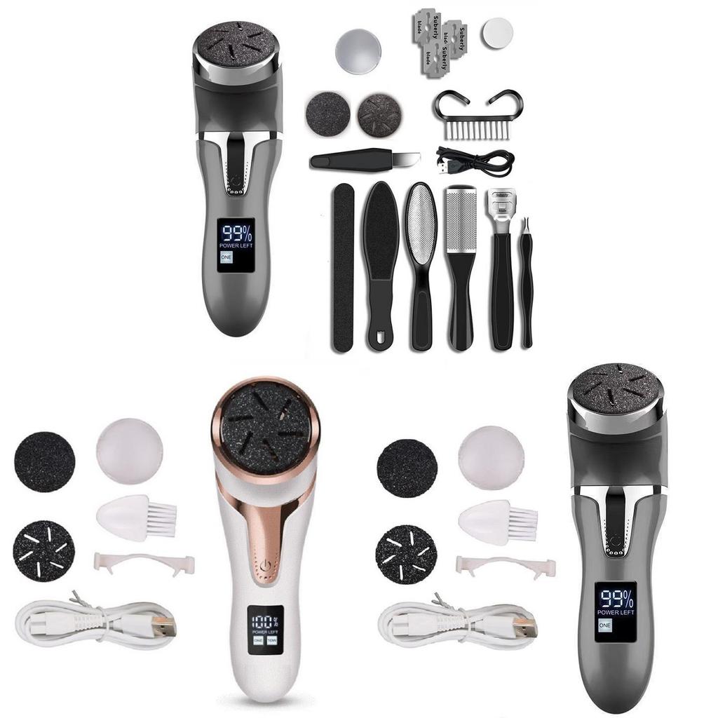 Electric Foot Callus Remover With Display Waterproof Rechargeable For Home Spa