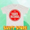 Tower Records No Music No Life Logo T-Shirt Funny Size S To 5XL