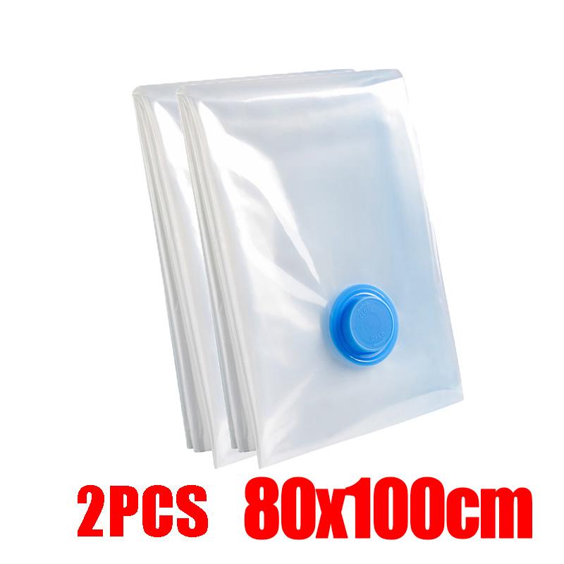 4pcs Thickened Vacuum Compression Bag, Transparent Quilt Vacuum Bag, Storage Bag, Household Clothing Storage And Sorting Bag