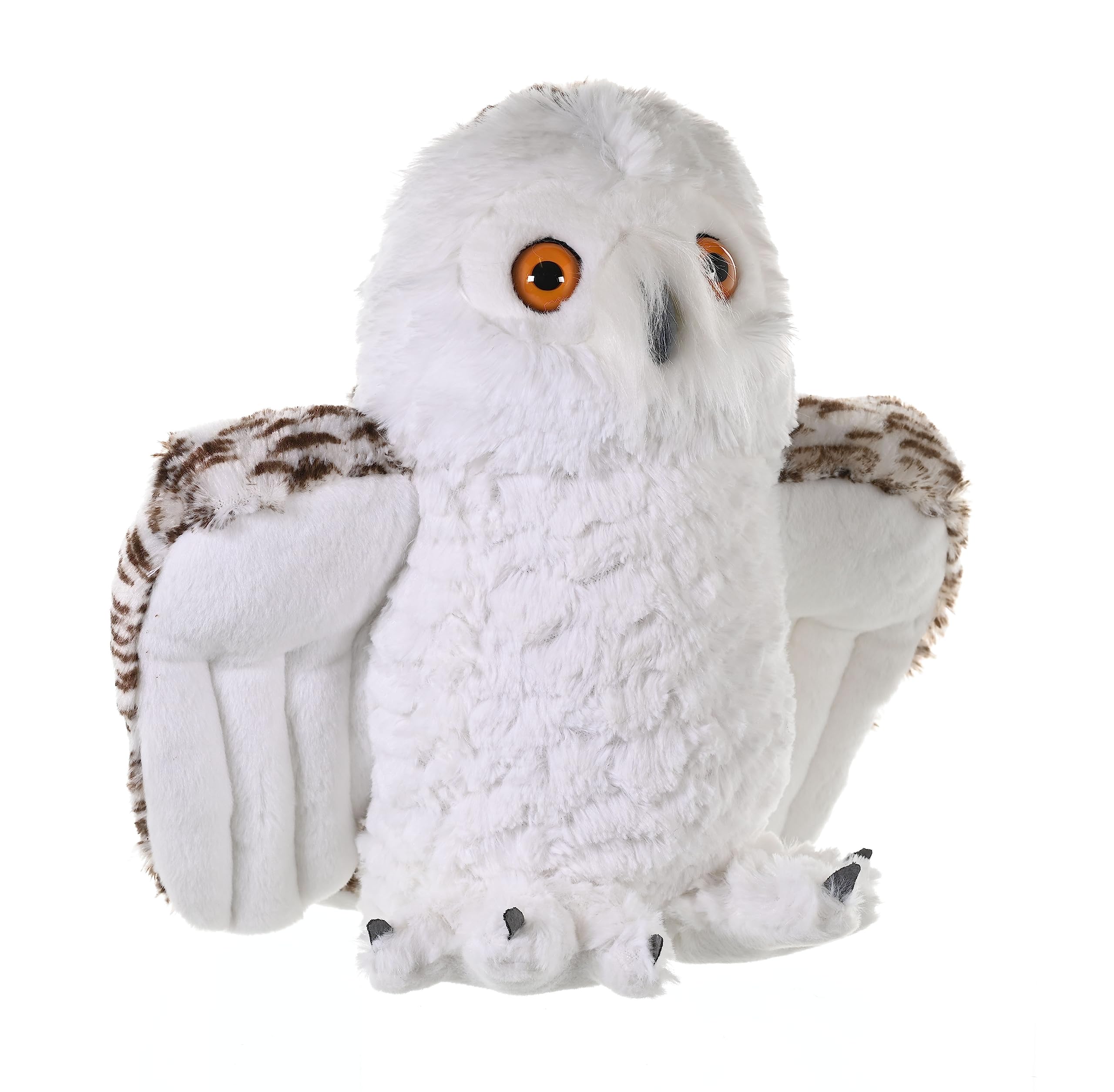 

Wild Republic Snowy Owl Plush Soft W30 x D17 x 10957 Toy, Realistic, Material, Bird, Cuddlekins, H30cm,