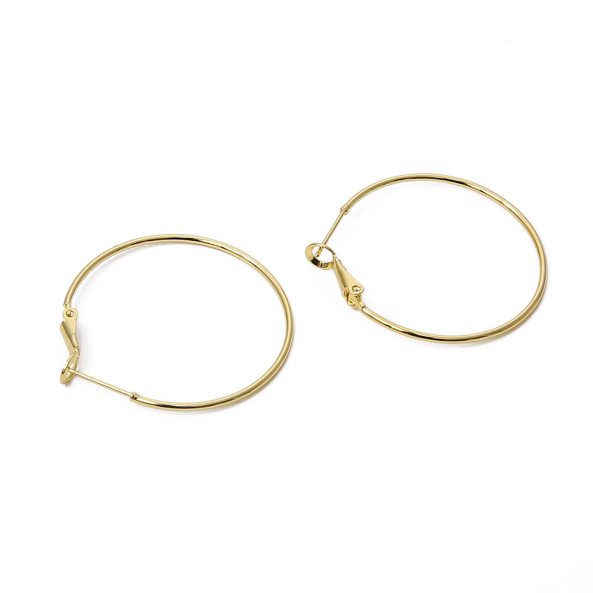 

Серьга с медной пряжкой для изготовления ювелирных изделий своими руками, аксессуары для рукоделия 35mm