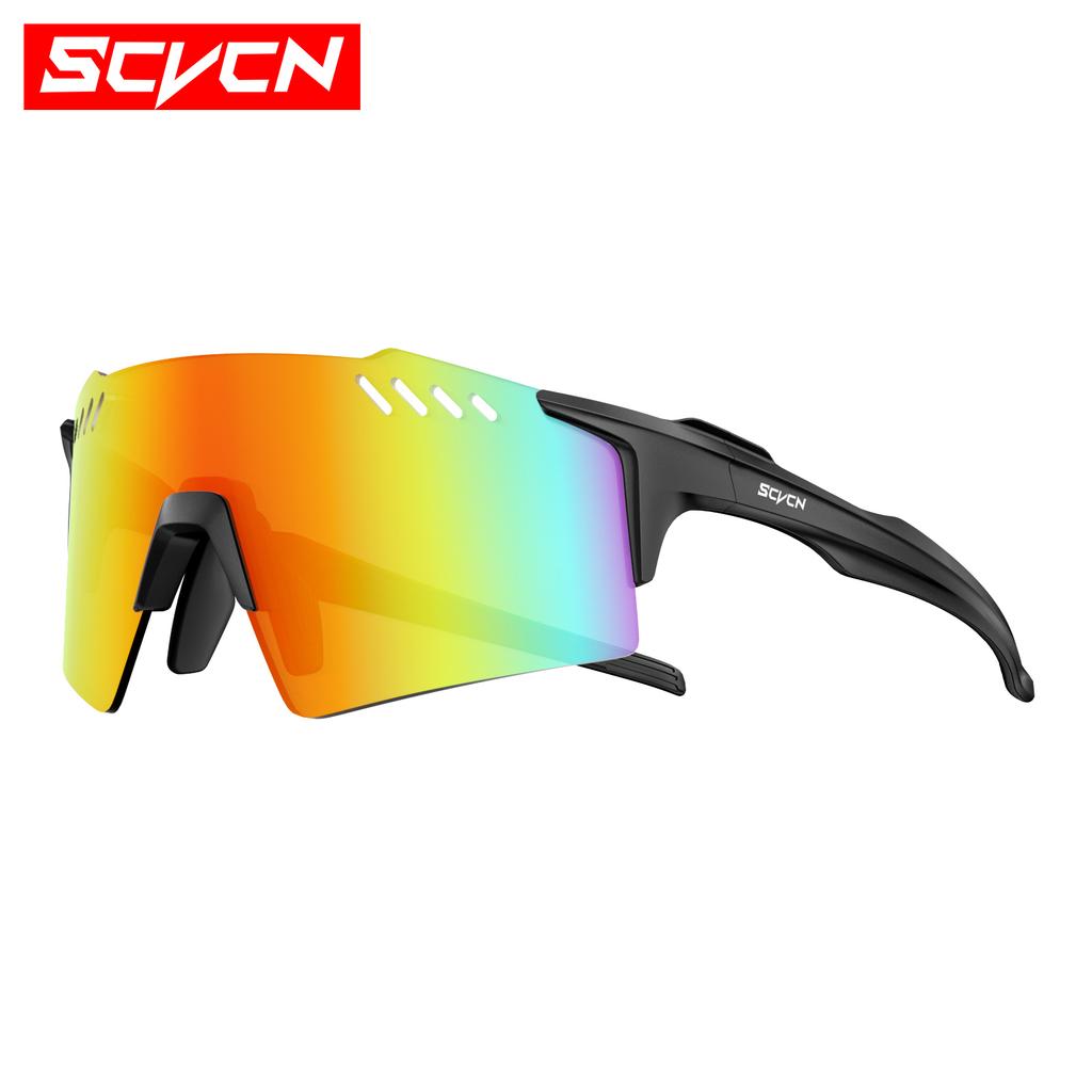 SCVCN Neue Fahrrad-Sonnenbrillen für den Außenbereich, Fahrradbrille für Männer und Frauen, MTB, Rennrad, Sport, Bergsteigen, UV400, Wanderbrille