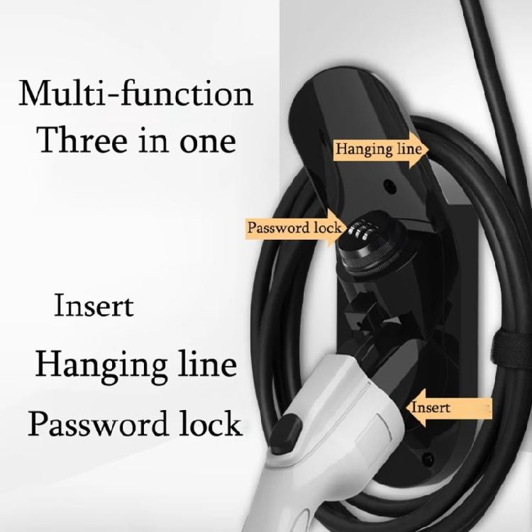J1772 Type 1 Electric Car Charging Stand Socket With Locking Mechanism For Home Public Use Neat Setup Enhanced Security
