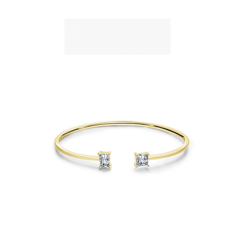 Tancise 925 Sterling Silver Bracelet Jewelry Geometric Bead Chain Link Bracelets Fashion Fine Wedding Gift for Girlfriend Women