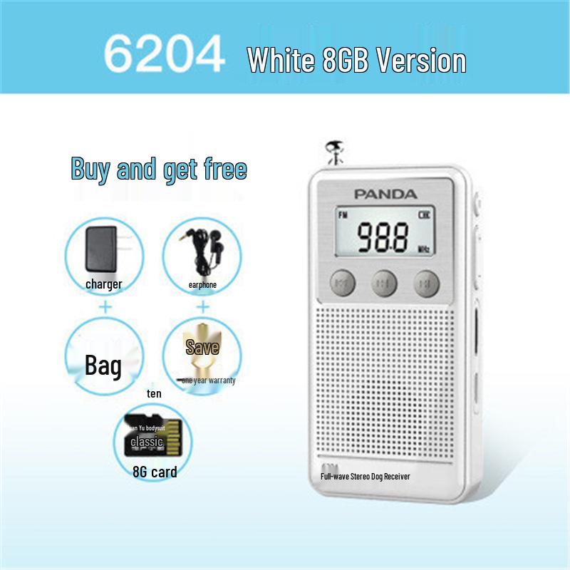 Panda6204 Mini Full Band Portable Radio Player