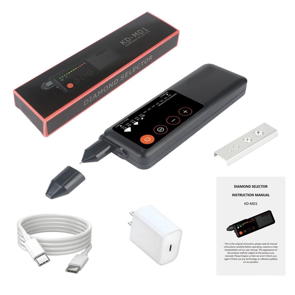 Multifunktionaler Diamanttester Stift Juwelier Präzisionsinstrument Kunststofftextur für professionelle Diamantbewertung