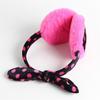 Polka-dot ribbon headband/earmuffs/winter earmuffs