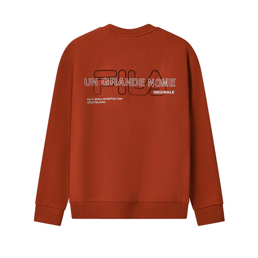 New FILA ORIGINALE Sweatshirt Men's Algal Bloom Red F11M549221FRD