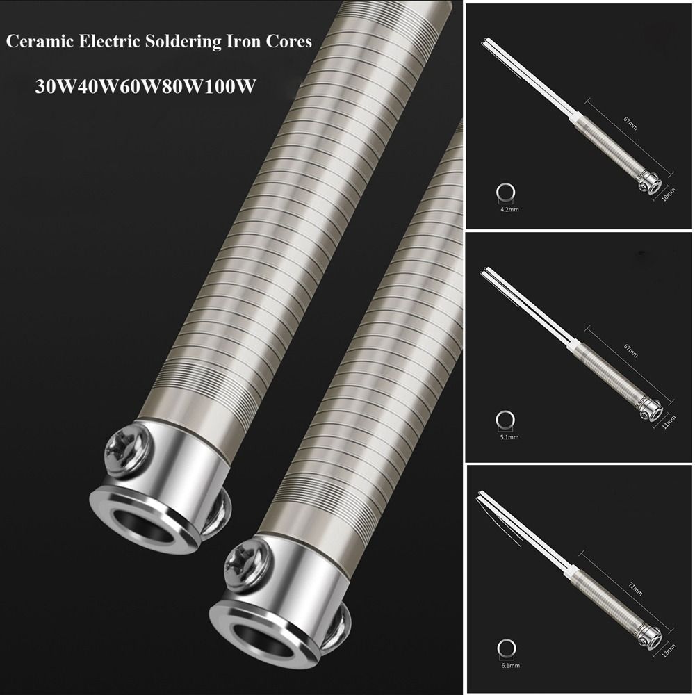 Heating Up Quickly Electric Soldering Iron Cores Rewinding Type External Heating Iron Cores