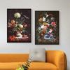 Large Size Floral Flora and Sneakers Canvas Painting Modern Art Posters Prints Wall Picture Artwork for Home Living Room Decor