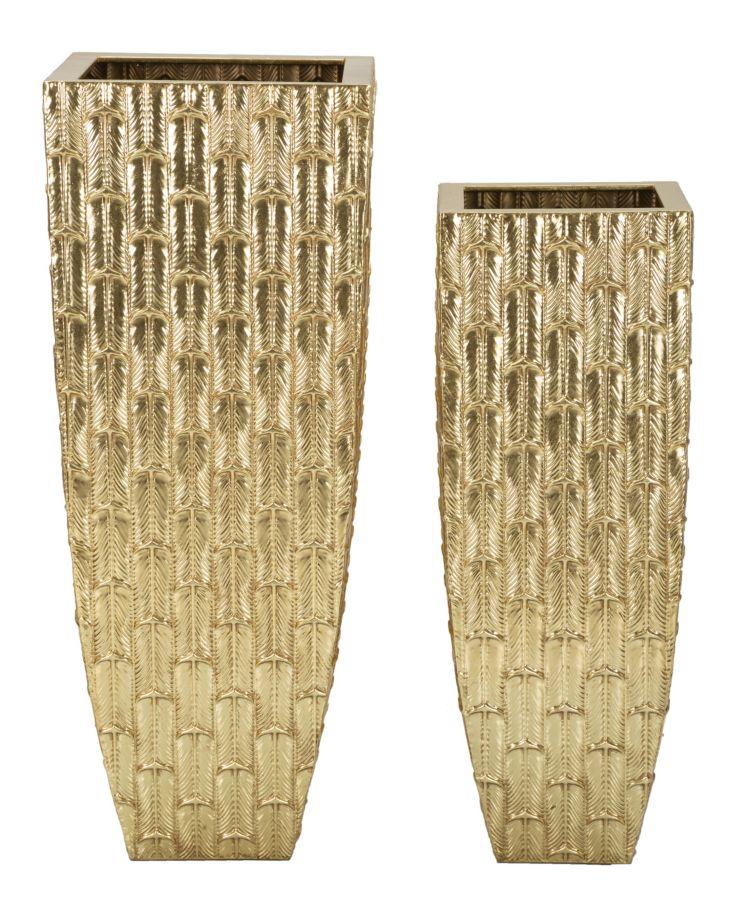 Vase Holder Gliss Set 2 Pcs Cm 40X40X99-32X32X84