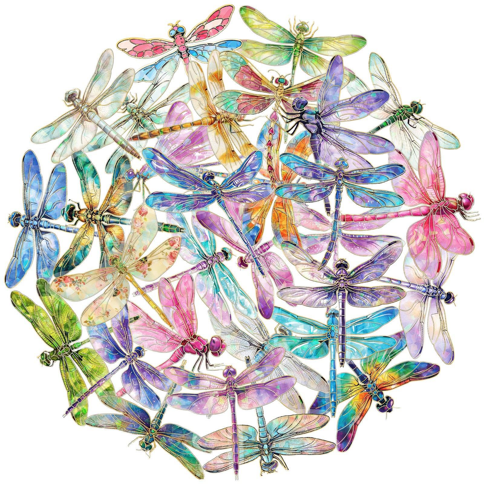 

30-90 Високоцінні Натуральні Серії Пет Прозорі Лазерні Золоті Тиснені Наклейки Декоративні Наклейки