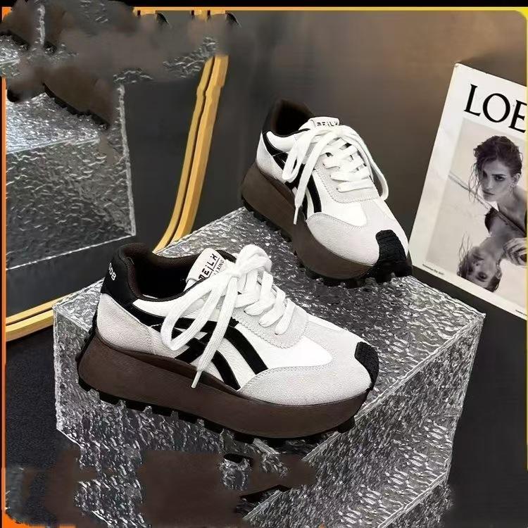 

Hong Kong style Forrest Gump shoes women s autumn new platform fashion versatile retro casual dad shoes 40