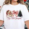 Tis The Season Shirt, Retro Christmas Unisex Tee