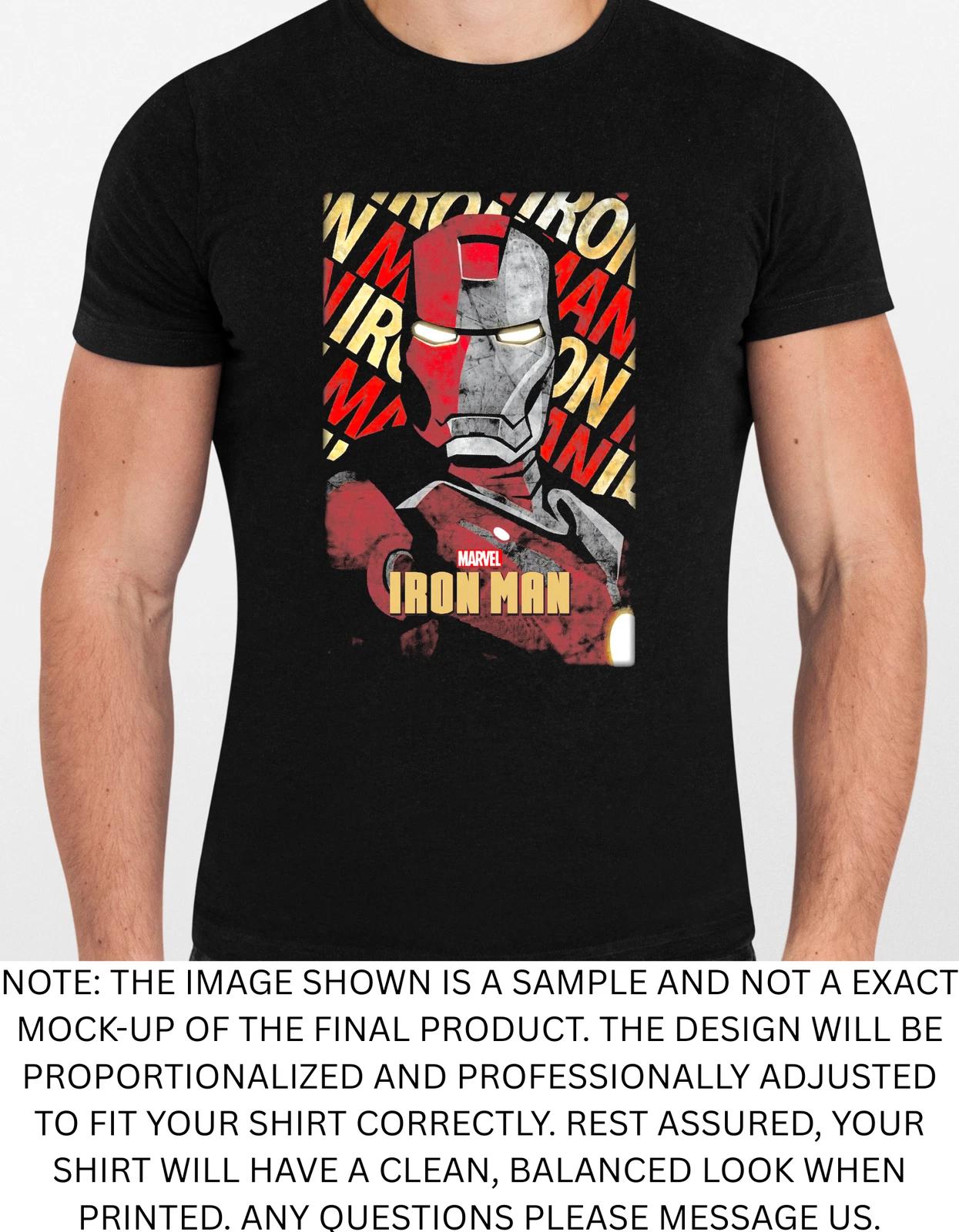 Men s and Women s T-shirts Iron Man 2 Graphic S