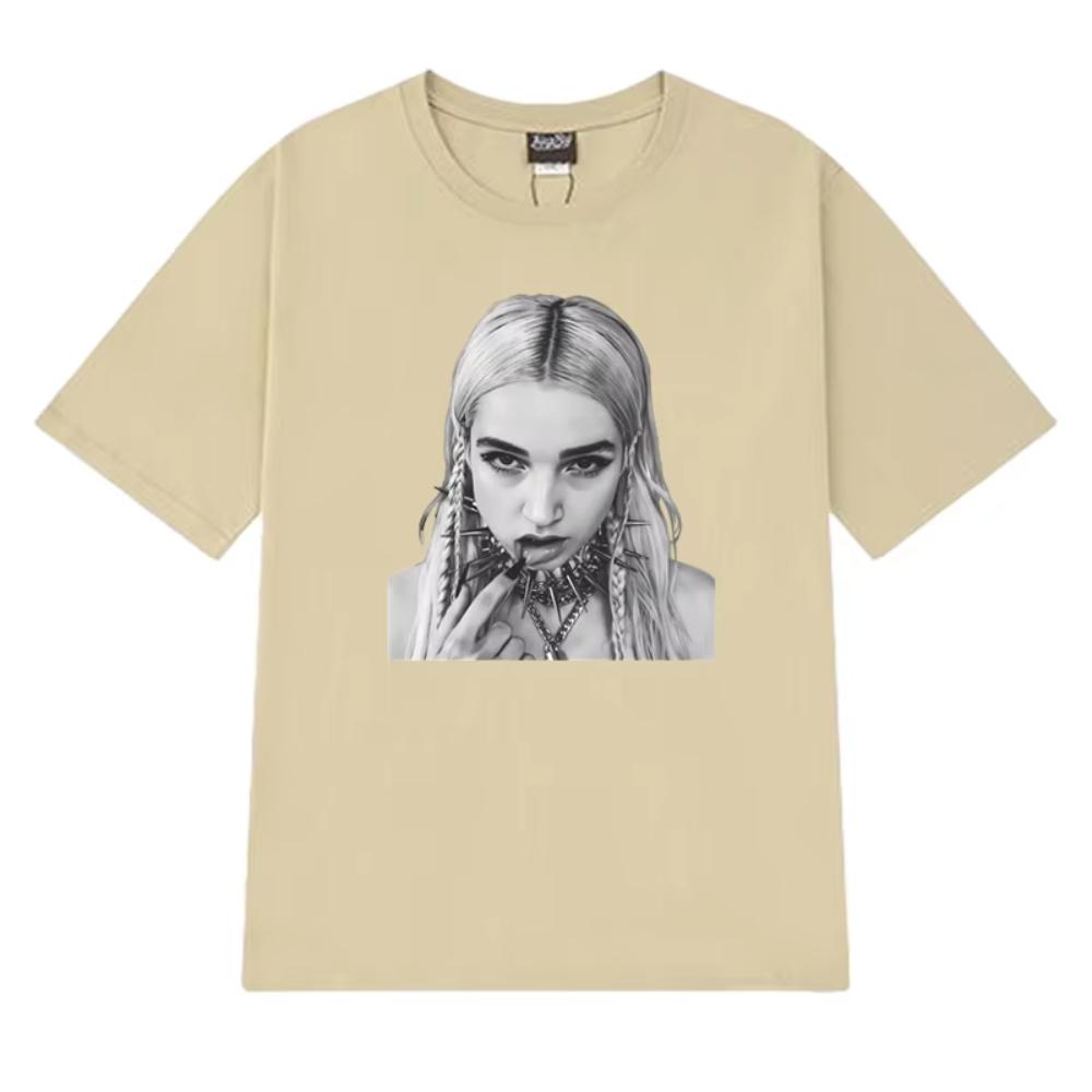 Gotické máky Zlá znamení Grafická trička Muži Ženy Hip Hop Vintage Streetwear Unisex Bavlna Nadměrná Krátký rukáv Potisk Tričko