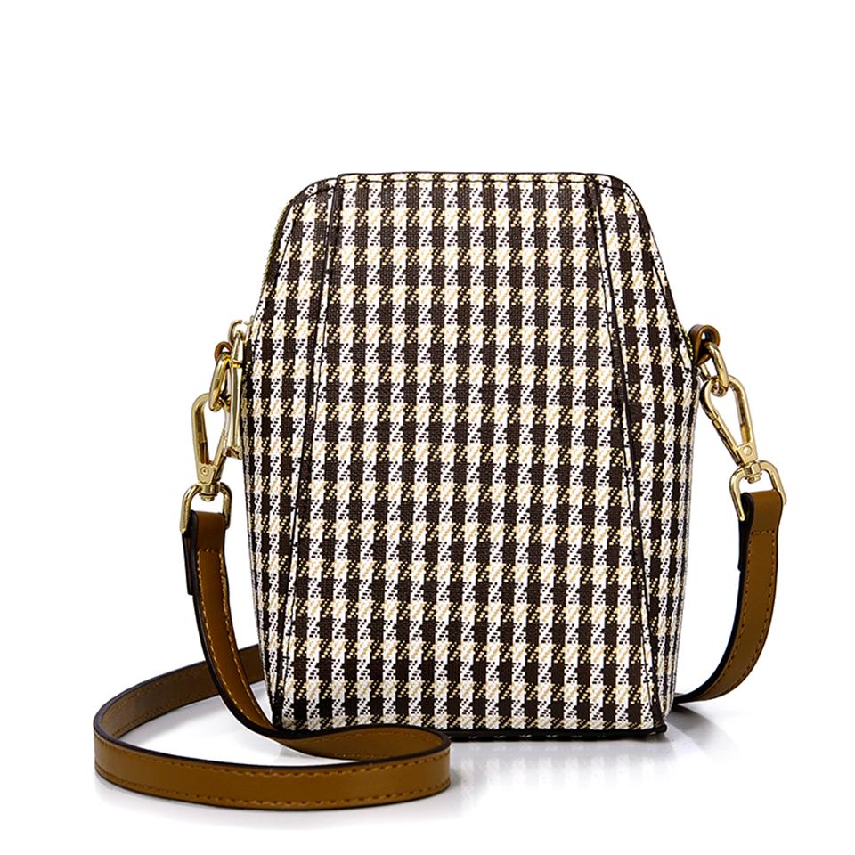 Letter Print Women's Crossbody Bag High-Quality PU Leather Small Square Bag Fashion Shoulder Handbag