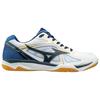 Mizuno Wave Rider 25 Comfortable Breathable Shock Absorbing Non-Slip Durable Low-Top Training Shoes Unisex sneaker White Blue V1GA173025