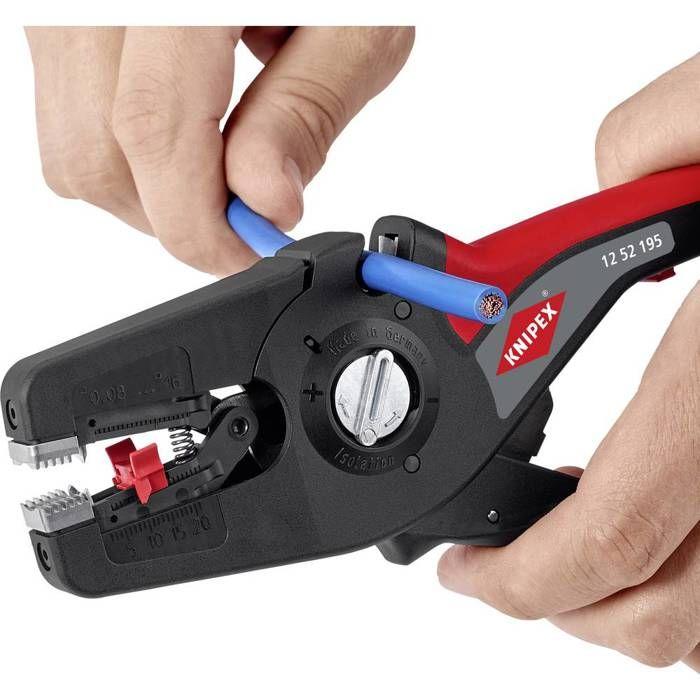 Knipex PreciStrip 16 12 52 195 SB Pince À Dénuder 0.08 À 16 Mm² 6 À 28