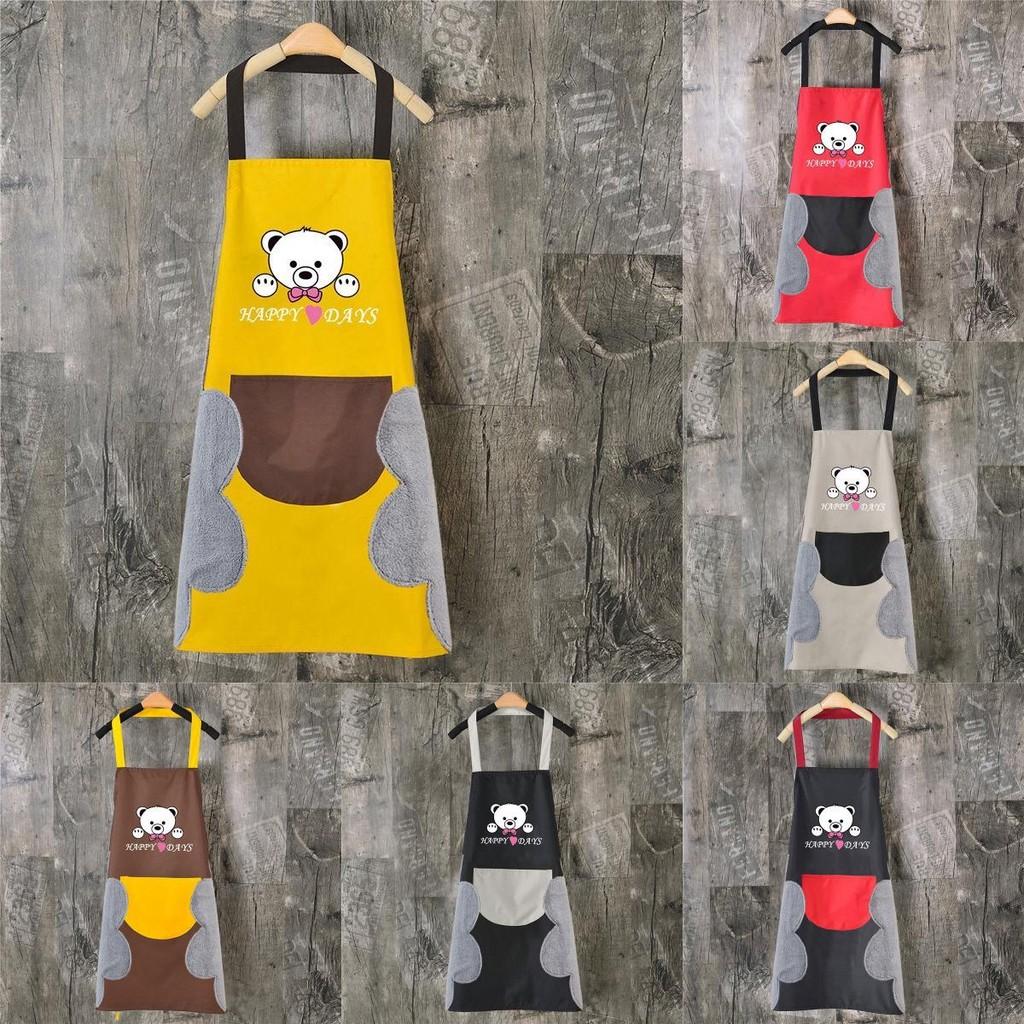 Striped Apron Sleeveless Waterproof Design Oxford Cloth Enthusiasts Cooking