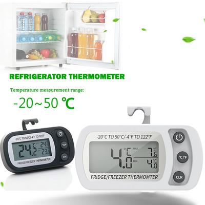 Waterproof LCD Display Gauge Hanging Refrigeration Kitchen Tool Fridge Temperature Meter Freezer Thermometer