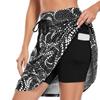 Women Knee Length Skort with Pockets Tennis Golf Athletic Skirt Lightweight Breathable Stretchy Sports Skort for Outdoor Activities