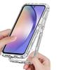For Samsung Galaxy A54 5G Case Clear Acrylic TPU Hybrid Phone Cover with Laser-printed Film