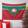 Morocco Royal Soccer Federation Emblem Pattern Wall Hanging Tapestry Decorative Tapestry Home Decor for Bedroom and Living Room