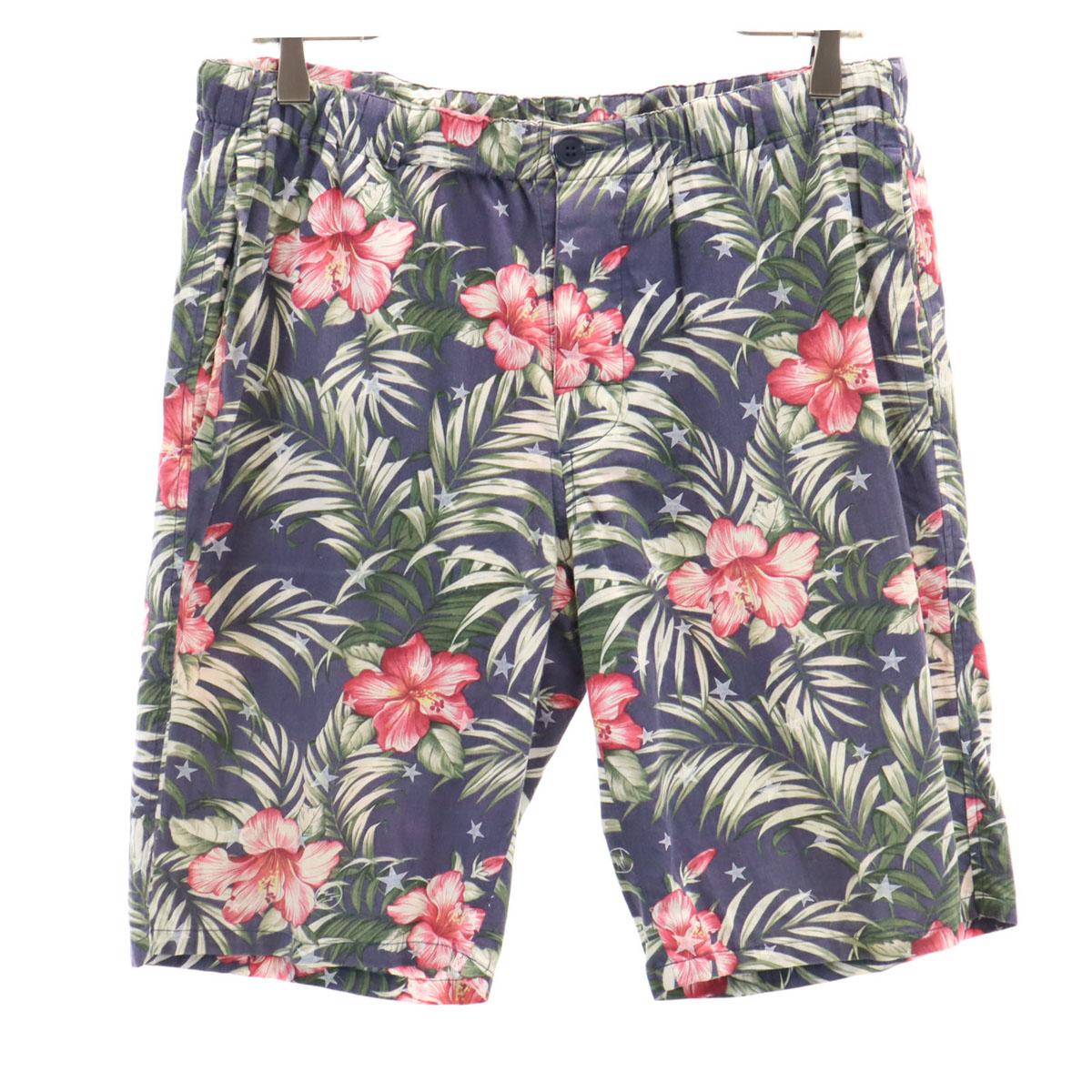 

uniform experiment Комбинезон с ручкой Шорты 2 Темно-синяя система Пуговицы Алоха Мужские Б/У