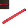 LED Safety Wristband Lights USB Charging 3 Level Adjustable Bracelets for Outdoor Night Running Red