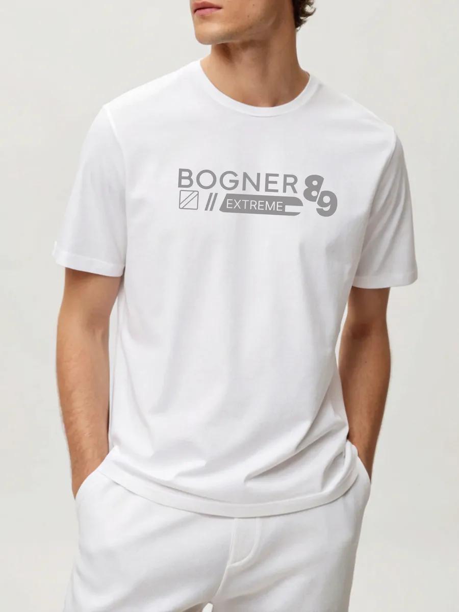Fashionable longline oversized printed T-shirt S