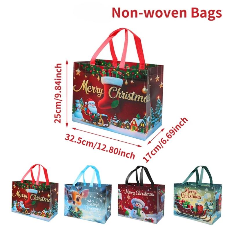 Pungi Cadou de Crăciun Decorațiune Petrecere de Crăciun Mărturii pentru Copii 2025 Crăciun Moș Crăciun Pungi de Mână Navidad Natal Cadou Anul Nou 2026