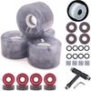 Skateboard Wheels Cruiser Skateboard Wheels 65mm 78A with Skateboard Kit, Bearings and Spacers