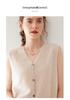 Autumn/Winter V-Neck Cashmere Sleeveless Retro Women's Cardigan Vest Sweater 