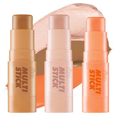 I'M MEME Multi-Stick-Shading, Rouge, Highlighter-Set, Bronzer, Koralle (Rouge), Champagner Gold (Textmarker), 1 Satz