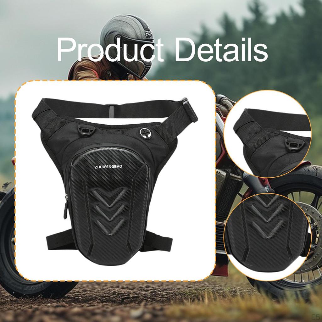 Motorcycle Leg Bag Drop Bags Gear Pouch Multi Pocket Phone Storage Waist Thigh Packs for