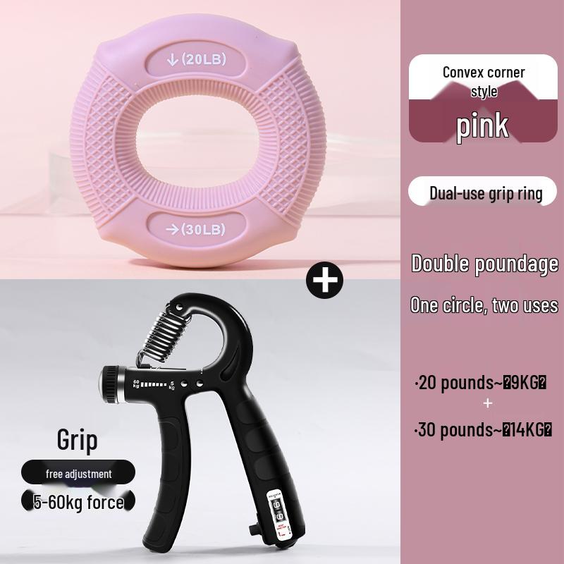 Silicone Grip Ring for Men, Women, and Kids - Hand, Arm, and Finger Strength Training/Rehabilitation Equipment